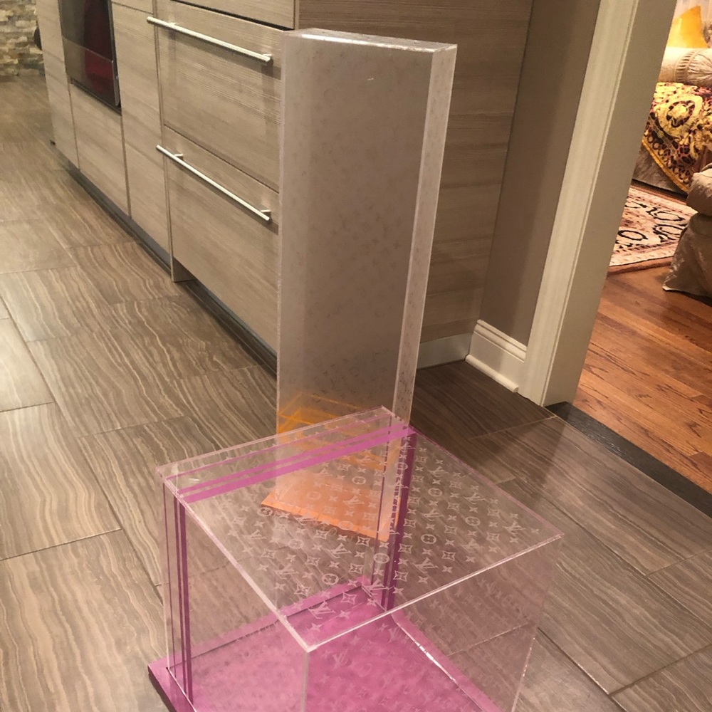 Authentic Louis Vuitton store display  decor- Orange